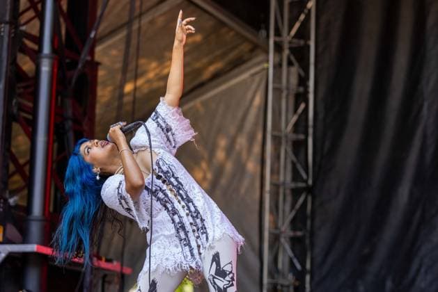 July 30, 2026, Chicago, Illinois, USA: South African singer ECCA VANDAL during the Lollapalooza Music Festival at Grant Park in Chicago, Illinois Chicago USA  - ZUMAs135 20260730_zap_s135_120 Copyright: xDanielxDeSloverx