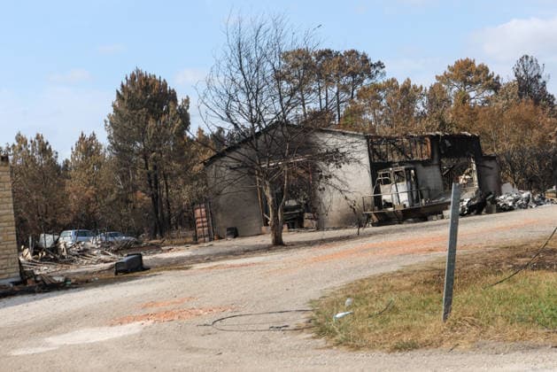 Images of the damage caused by the fires ravaging the Gironde region of France  Copyright: xJean-MarcxLhomerx xBestimagexJean-MarcxLhomerx xBestimagex