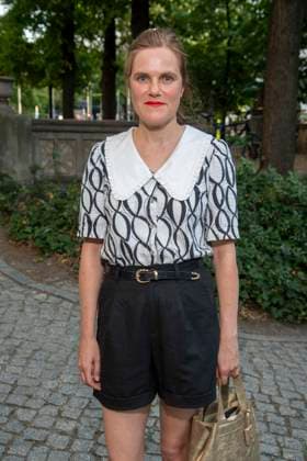 ABB VATERLAND- Fritzi Haberlandt Schauspielerin zu Gast bei der Berliner Kino Film Premiere des Filmes Vaterland im Delphi Kino Berlin den 30.07.2026 Berlin Deutschland *** ABB VATERLAND: Actress Fritzi Haberlandt attended the Berlin film premiere of *Vaterland* at the Delphi Cinema in Berlin on July 30, 2026, in Berlin, Germany