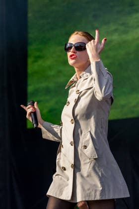 July 30, 2026, Chicago, Illinois, USA: Musician AUDREY HOBERT during the Lollapalooza Music Festival at Grant Park in Chicago, Illinois Chicago USA  - ZUMAs135 20260730_zap_s135_175 Copyright: xDanielxDeSloverx