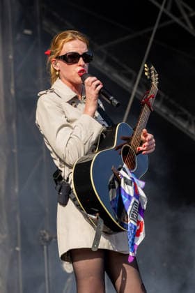 July 30, 2026, Chicago, Illinois, USA: Musician AUDREY HOBERT during the Lollapalooza Music Festival at Grant Park in Chicago, Illinois Chicago USA  - ZUMAs135 20260730_zap_s135_187 Copyright: xDanielxDeSloverx