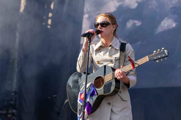 July 30, 2026, Chicago, Illinois, USA: Musician AUDREY HOBERT during the Lollapalooza Music Festival at Grant Park in Chicago, Illinois Chicago USA  - ZUMAs135 20260730_zap_s135_184 Copyright: xDanielxDeSloverx
