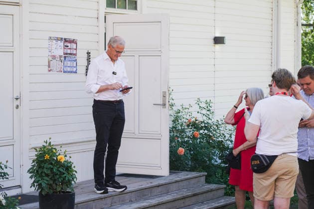 AUFs sommerleir pa Utoya Utoya 20260731. Statsminister Jonas Gahr Store besoker AUFs sommerleir. Foto: Thomas Fure NTB Utoya Norge YjaEzdVHuXY EDITORIAL USE ONLY Ref:_POLYjaEzdVHuXY.jpg *** AUF s Summer Camp on Utoya Utoya 20260731 Prime Minister Jonas Gahr Store visits the AUF s summer camp Photo: Thomas Fure, NTB Utoya, Norway YjaEzdVHuXY EDITORIAL USE ONLY Ref POLYjaEzdVHuXY jpg  Copyright: xThomasxFurex xNTBx