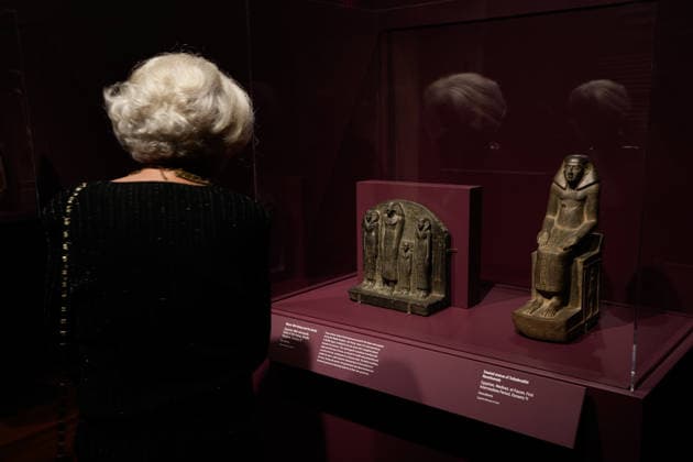 Treasures of the Pharaohs Exhibition opening night event in San Francisco SAN FRANCISCO, CA - JULY 30: Guests visit the Treasures of the Pharaohs Exhibition during the opening event as Mayor Daniel Lurie, Egyptian Minister Sherif Fathi Attia of Tourism and Antiquities, officials and invited guests attend at the de Young Museum in San Francisco, California, United States on July 30, 2026. Treasures of the Pharaohs Exhibition will be open to public on August 1. Tayfun Coskun Anadolu California United States. Editorial use only. Please get in touch for any other usage.  Copyright: x2026xAnadoluxTayfunxCoskunx