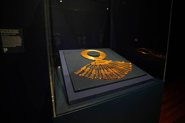 Treasures of the Pharaohs Exhibition opening night event in San Francisco SAN FRANCISCO, CA - JULY 30: Guests visit the Treasures of the Pharaohs Exhibition during the opening event as Mayor Daniel Lurie, Egyptian Minister Sherif Fathi Attia of Tourism and Antiquities, officials and invited guests attend at the de Young Museum in San Francisco, California, United States on July 30, 2026. Treasures of the Pharaohs Exhibition will be open to public on August 1. Tayfun Coskun Anadolu California United States. Editorial use only. Please get in touch for any other usage.  Copyright: x2026xAnadoluxTayfunxCoskunx