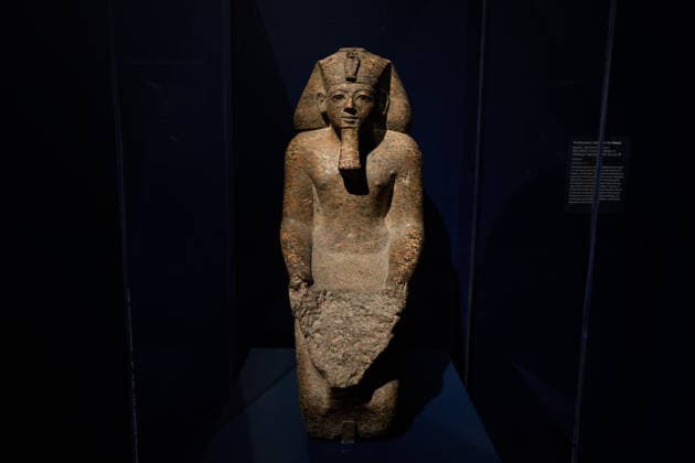 Treasures of the Pharaohs Exhibition opening night event in San Francisco SAN FRANCISCO, CA - JULY 30: Guests visit the Treasures of the Pharaohs Exhibition during the opening event as Mayor Daniel Lurie, Egyptian Minister Sherif Fathi Attia of Tourism and Antiquities, officials and invited guests attend at the de Young Museum in San Francisco, California, United States on July 30, 2026. Treasures of the Pharaohs Exhibition will be open to public on August 1. Tayfun Coskun Anadolu California United States. Editorial use only. Please get in touch for any other usage.  Copyright: x2026xAnadoluxTayfunxCoskunx