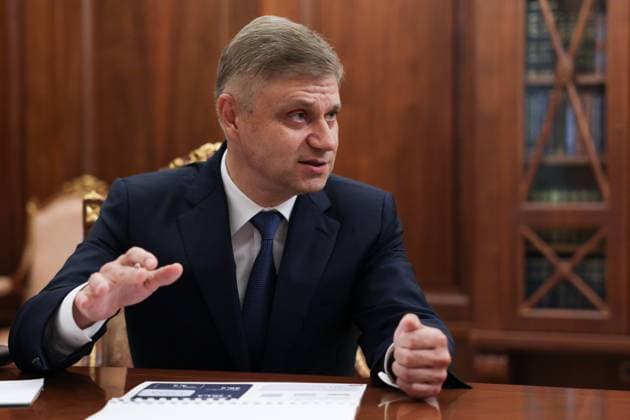 Russia Putin 9214514 31.07.2026 Russian Railways (RZhD) CEO and Chairman of the Executive Board Oleg Belozerov attends a meeting with Russian President Vladimir Putin at the Kremlin in Moscow, Russia. Alexander Kazakov Sputnik Moscow Russia  Copyright: xAlexanderxKazakovx