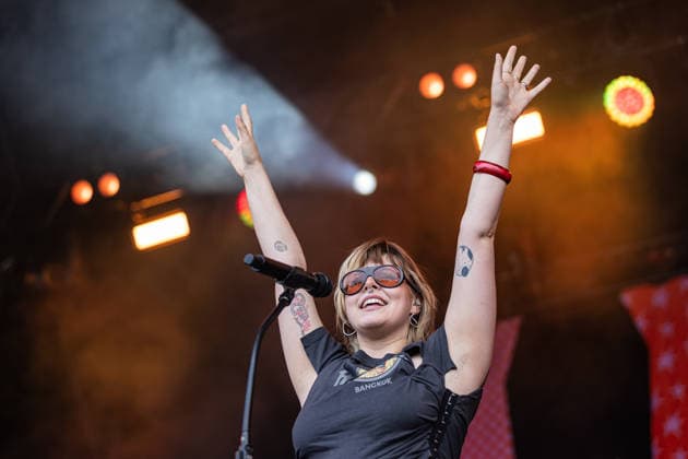 Green Juice Festival Bonn, 31.7.2026 Auftritt von Soffie -- Das Green Juice Festival in Bonn feiert 2026 seinen 18. Geburtstag. Vom kleinen Privatkonzert hat es sich inzwischen zu einer festen Größe im Bonner Veranstaltungskalender gemausert. Das Festival findet an zwei Tagen im Park von Bonn-Beuel-Vilich statt. Es gibt eine große Bühne, den 1Live-Sektor-Bus und eine Newcomer-Stage. Bonn Park Neu-Vilich NRW Deutschland *** Green Juice Festival Bonn, July 31, 2026: Soffie’s performance. The Green Juice Festival in Bonn will celebrate its 18th anniversary in 2026. What started as a small private concert has since grown into a staple of Bonn’s event calendar. The festival takes place over two days in the park in Bonn Beuel Vilich. There Copyright: xSebastianxDerixx