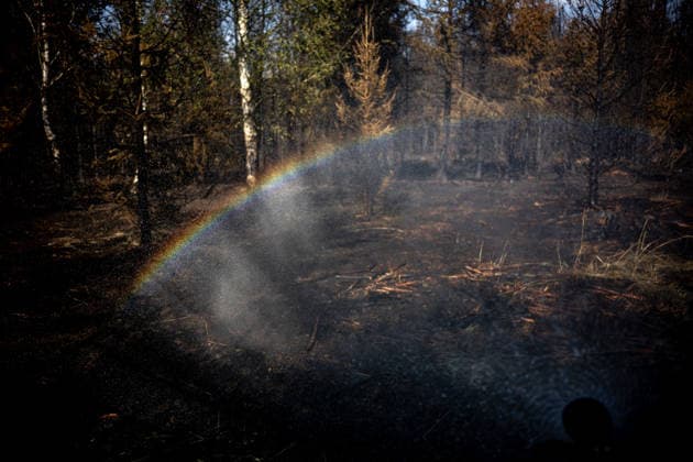 Forest fire extinguishing in the Czech Republic VETRKOVICE, CZECH REPUBLIC - JULY 31: Czech firefighters extinguish a forest and field fire covering an area of ??27 hectares in Vetrkovice (Moravian-Silesian Region), Czech Republic on July 31, 2026. According to a fire department spokesperson, 13 firefighting units are responding. Firefighters are also continuously monitoring the situation using drones, which provide an overview of the fire s development and help manage firefighting efforts. Work will continue into the next night. Lukas Kabon Anadolu Vetrkovice Czech Republic. Editorial use only. Please get in touch for any other usage.  Copyright: x2026xAnadoluxLukasxKabonx