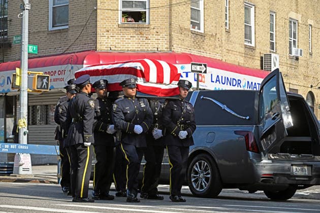 July 31, 2026, New York, New York, USA: July 31, 2026 - New York, NY, USA -The funeral for U.S. Army Staff Sergeant Angel Sarah Rampersad, the 28-year-old Ozone Park soldier killed on July 17, 2026 in Jordan by Iranian missile attack, takes place at the Calvary Assembly of God Church in Ozone Park Queens. Her family was joined by many other mourners including Mayor Mamdani and Gov. Hochul. (Andrea RENAULT Zuma Press New York USA  - ZUMAg115 20260731_faf_g115_008 Copyright: xAndreaxRenaultx