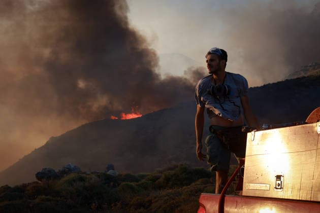 Wildfires continue in Rethymno region of Crete CRETE, GREECE - JULY 31: Firefighters battle a wildfire burning near the village of Drimiskos in the Rethymno region on the island of Crete, Greece, on July 31, 2026. Costas Baltas Anadolu Crete Greece. Editorial use only. Please get in touch for any other usage.  Copyright: x2026xAnadoluxCostasxBaltasx