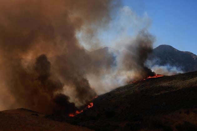 Wildfires continue in Rethymno region of Crete CRETE, GREECE - JULY 31: Firefighters battle a wildfire burning near the village of Drimiskos in the Rethymno region on the island of Crete, Greece, on July 31, 2026. Costas Baltas Anadolu Crete Greece. Editorial use only. Please get in touch for any other usage.  Copyright: x2026xAnadoluxCostasxBaltasx