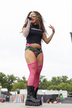 July 31, 2026, Chicago, Illinois, USA: JADAGRACE of PartyOf2 during the Lollapalooza Music Festival at Grant Park in Chicago, Illinois Chicago USA  - ZUMAs135 20260731_zap_s135_001 Copyright: xDanielxDeSloverx