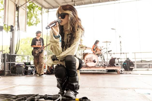 July 31, 2026, Chicago, Illinois, USA: Musician ELLA BOH during the Lollapalooza Music Festival at Grant Park in Chicago, Illinois Chicago USA  - ZUMAs135 20260731_zap_s135_007 Copyright: xDanielxDeSloverx