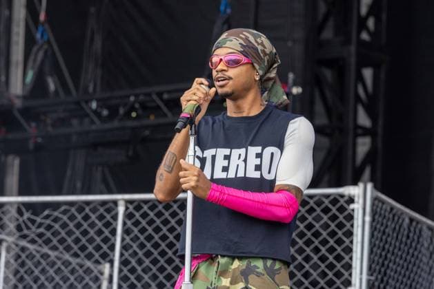 July 31, 2026, Chicago, Illinois, USA: SWIM (TYSON COY STEWART) of PartyOf2 during the Lollapalooza Music Festival at Grant Park in Chicago, Illinois Chicago USA  - ZUMAs135 20260731_zap_s135_019 Copyright: xDanielxDeSloverx