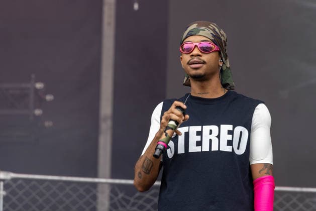 July 31, 2026, Chicago, Illinois, USA: SWIM (TYSON COY STEWART) of PartyOf2 during the Lollapalooza Music Festival at Grant Park in Chicago, Illinois Chicago USA  - ZUMAs135 20260731_zap_s135_038 Copyright: xDanielxDeSloverx