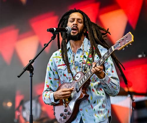 Julian Marley performing on the Main Stage at Reggaeland Festival Day 1 at Milton Keynes National Bowl on 31st July 2026 Julian Marley performing on the Main Stage at Reggaeland Festival Day 1 at Milton Keynes National Bowl on 31st July 2026, Credit:Laura Rose Avalon  Copyright: xLauraxRosex xAvalonx 1120042311