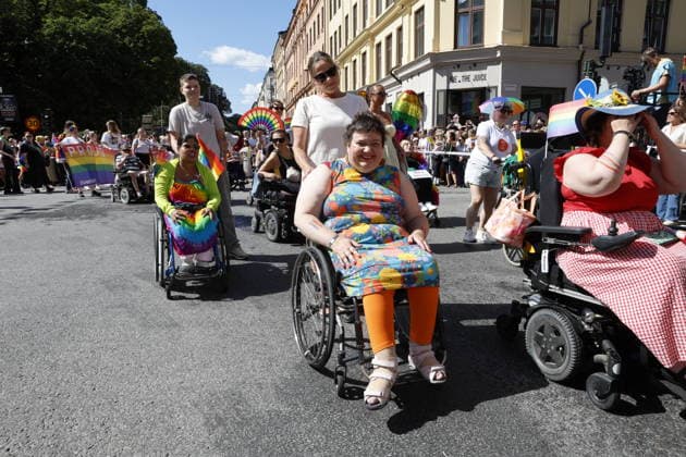 STOCKHOLM, SVERIGE 20260801 Prideparaden gar fran Norr Mälarstrand till Slussen under arets Stockholm Pride STOCKHOLM SVERIGE x11700x *** STOCKHOLM, SWEDEN 20260801 The Pride parade runs from Norr Mälarstrand to Slussen during this year s Stockholm Pride STOCKHOLM SWEDEN x11700x  Copyright: xMagnusxGrimstedt TTx STOCKHOLM PRIDE oHMYuc6AuXs