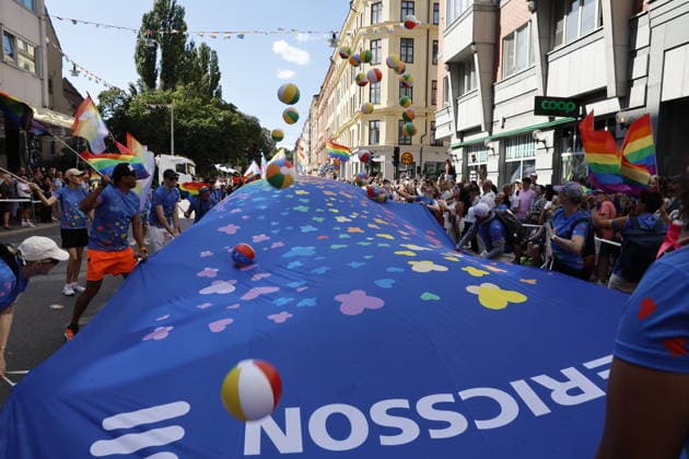 STOCKHOLM, SVERIGE 20260801 Prideparaden gar fran Norr Mälarstrand till Slussen under arets Stockholm Pride STOCKHOLM SVERIGE x11700x *** STOCKHOLM, SWEDEN 20260801 The Pride parade runs from Norr Mälarstrand to Slussen during this year s Stockholm Pride STOCKHOLM SWEDEN x11700x  Copyright: xMagnusxGrimstedt TTx STOCKHOLM PRIDE 5PO_a03TqRw