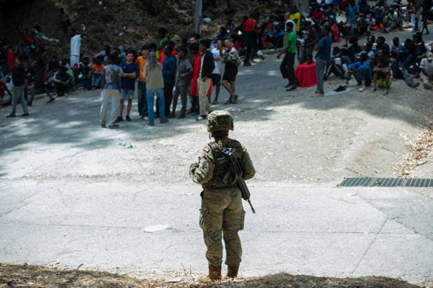 August 1, 2026, Ceuta, Ceuta, Spain: The Ceuta Temporary Immigrant Stay Center (CETI) is currently facing extreme tension and severe overcrowding, reaching a state of absolute collapse. The facility has been forced to close its doors to new male arrivals due to a critical lack of space. Ceuta Spain  - ZUMAd308 20260801_zsp_d308_058 Copyright: xJuanxCarlosxLucasx