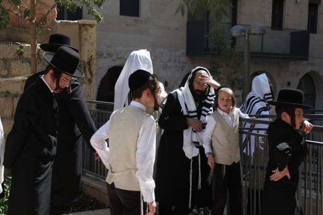 August 1, 2026, Jerusalem, Israel: WEST JERUSALEM Ã¢â‚¬ August 1, 2026: Ultra-Orthodox Jewish protesters clash with police officers and secular Jewish demonstrators during a protest against the opening of a cafo on Shabbat in West Jerusalem. The demonstration took place after protesters opposed the operation of the cafo during the Jewish day of rest. Jerusalem Israel  - ZUMAq101 20260801_zna_q101_118 Copyright: xSaeedxQaqx