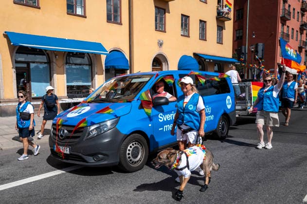 August 1, 2026, Stockholm, Sweden: STOCKHOLM, SWEDEN - AUGUST 1, 2026: Thousands of people take part in the Stockholm Pride Parade, the largest Pride parade in the Nordic region, through central Stockholm, celebrating LGBTQ rights, diversity and inclusion. Sweden - ZUMAa136 20260801_zap_a136_020 Copyright: xJoelxLindhex