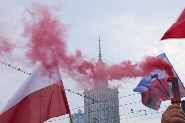 Warszawa 01.08.2026. W Hour. 82nd Anniversary of Warsaw Uprising, Warsaw, Poland --- Godzina W . 82. rocznica wybuchu Powstania Warszawskiego, Warszawa Fot. Dominika Chmura Arena Akcji NEWSPIX.PL --- newspix.pl POLAND OUT! 