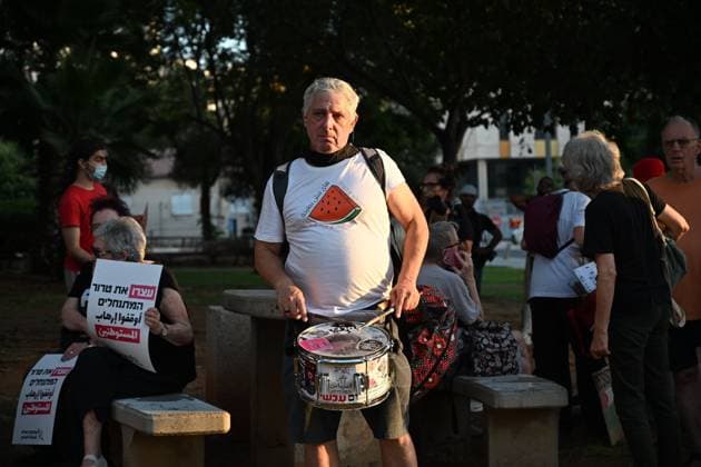August 1, 2026, Tel Aviv, IL: TEL AVIV, Israel Ã¢â‚¬ August 1, 2026: Demonstrators take part in a pro-Palestinian protest under the slogan Ã¢â‚¬oeStop Settler Terror,Ã¢â‚¬Â calling for the liberation of Palestine. The demonstration was held in Tel Aviv as participants expressed their political views and demands. Tel Aviv IL  - ZUMAq101 20260801_zna_q101_178 Copyright: xPaulinaxPatimerx