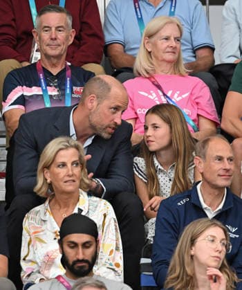The Prince and Princess of Wales, Duke and Duchess of Rothesay, attend the Commonwealth Games in Glasgow 01 08 2026, Glasgow, UK. The Prince and Princess of Wales, Duke and Duchess of Rothesay, with their children Prince George, Princess Charlotte and Prince Louis attend Track Cycling at the Sir Chris Hoy Velodrome with Laura Kenny and Sir Chris Hoy during the Commonwealth Games in Glasgow, Saturday 1st August 2026 to watch some of the sports fixtures taking place that day., Credit:Wattie Cheung Kensington Palace B66 Avalon UK, UK, Glasgow  Copyright: xWattiexCheungx xKensingtonxPalacex xB66x xAvalonx 1120183346