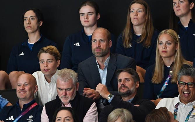 The Prince and Princess of Wales, Duke and Duchess of Rothesay, attend the Commonwealth Games in Glasgow 01 08 2026, Glasgow, UK. The Prince and Princess of Wales, Duke and Duchess of Rothesay, joined by their children Prince George, Princess Charlotte and Prince Louis attend the Commonwealth Games in Glasgow, Saturday 1st August 2026 to watch some of the sports fixtures taking place that day., Credit:Wattie Cheung Kensington Palace B66 Avalon UK, UK, Glasgow  Copyright: xWattiexCheungx xKensingtonxPalacex xB66x xAvalonx 1120183433