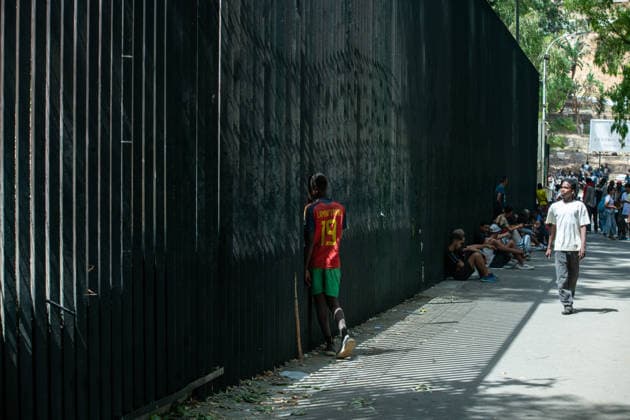 August 1, 2026, Ceuta, Ceuta, Spain: The Ceuta Temporary Immigrant Stay Center (CETI) is currently facing extreme tension and severe overcrowding, reaching a state of absolute collapse. The facility has been forced to close its doors to new male arrivals due to a critical lack of space. Ceuta Spain - ZUMAd308 20260801_zsp_d308_043 Copyright: xJuanxCarlosxLucasx