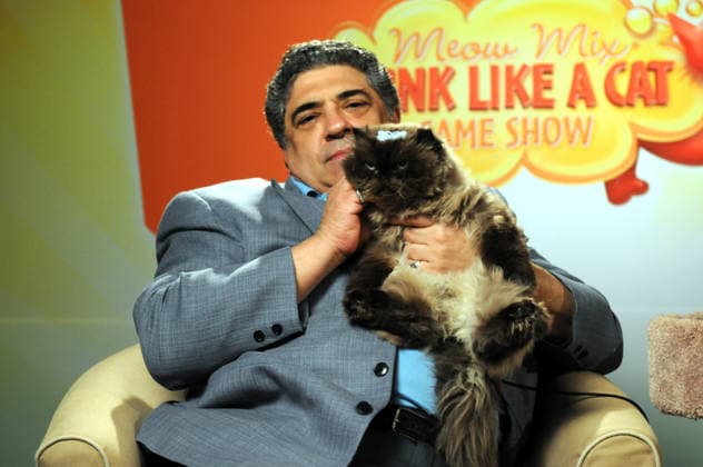 June 21, 2008, New York City, New York, USA: FILE PHOTO** Actor Vincent Pastore died today at the age of 80...New York, NY-6 21 08--New Yorkers (and Their Cats) Auditioned To Be on Ã¢â‚¬oeThe Meow Mix Game ShowÃ¢â‚¬Â?Ã¢â‚¬?the WorldÃ¢â‚¬â ¢s First Game Show to Test How Well People Can Think Like Their Cat. The producers of The Meow Mix Game Show were in town for two days looking for the purrfect cat-testants to appear on the worldÃ¢â‚¬â ¢s first game show to test how well people can think like their cat. The 30-minute program, in which cats and their humans will compete as a team, will air on Game Show Network (GSN) on November 15, 2008. ..The audition process included a quiz (for people) on general feline knowledge, as well as a Holly  - ZUMAr334 20080621_znp_r334_005 Copyright: xDebraxL.xRothenbergx