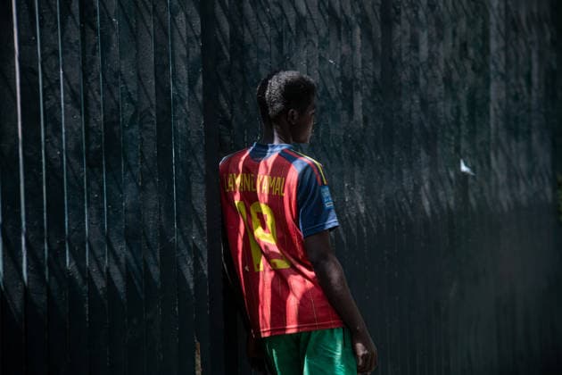 August 1, 2026, Ceuta, Ceuta, Spain: The Ceuta Temporary Immigrant Stay Center (CETI) is currently facing extreme tension and severe overcrowding, reaching a state of absolute collapse. The facility has been forced to close its doors to new male arrivals due to a critical lack of space. Ceuta Spain - ZUMAd308 20260801_zsp_d308_044 Copyright: xJuanxCarlosxLucasx