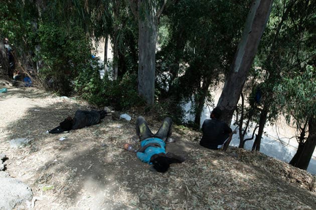 August 1, 2026, Ceuta, Ceuta, Spain: The Ceuta Temporary Immigrant Stay Center (CETI) is currently facing extreme tension and severe overcrowding, reaching a state of absolute collapse. The facility has been forced to close its doors to new male arrivals due to a critical lack of space. Ceuta Spain - ZUMAd308 20260801_zsp_d308_034 Copyright: xJuanxCarlosxLucasx