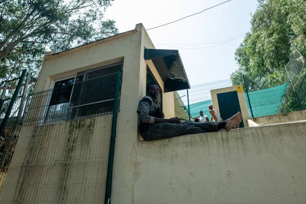 August 1, 2026, Ceuta, Ceuta, Spain: The Ceuta Temporary Immigrant Stay Center (CETI) is currently facing extreme tension and severe overcrowding, reaching a state of absolute collapse. The facility has been forced to close its doors to new male arrivals due to a critical lack of space. Ceuta Spain - ZUMAd308 20260801_zsp_d308_025 Copyright: xJuanxCarlosxLucasx