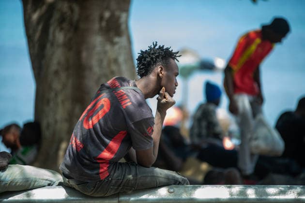 August 1, 2026, Ceuta, Ceuta, Spain: The Ceuta Temporary Immigrant Stay Center (CETI) is currently facing extreme tension and severe overcrowding, reaching a state of absolute collapse. The facility has been forced to close its doors to new male arrivals due to a critical lack of space. Ceuta Spain - ZUMAd308 20260801_zsp_d308_097 Copyright: xJuanxCarlosxLucasx