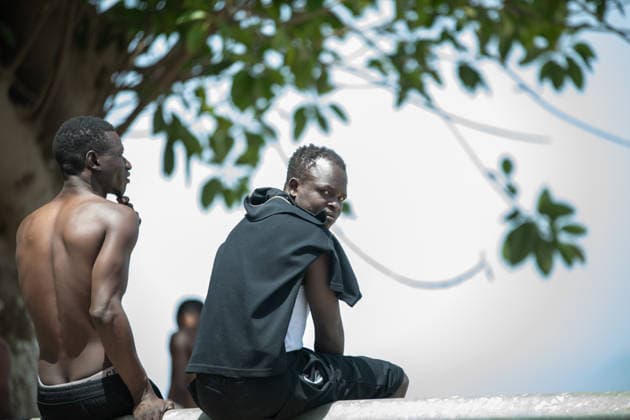August 1, 2026, Ceuta, Ceuta, Spain: The Ceuta Temporary Immigrant Stay Center (CETI) is currently facing extreme tension and severe overcrowding, reaching a state of absolute collapse. The facility has been forced to close its doors to new male arrivals due to a critical lack of space. Ceuta Spain - ZUMAd308 20260801_zsp_d308_100 Copyright: xJuanxCarlosxLucasx