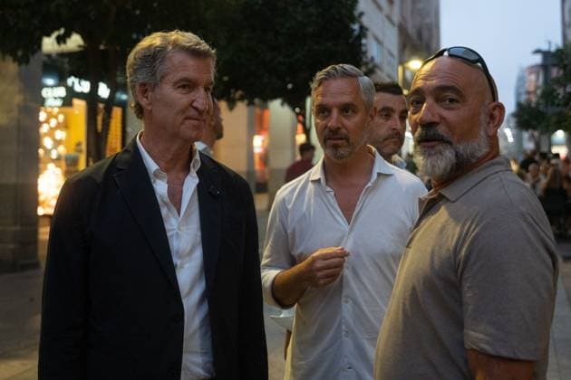 August 1, 2026, Ceuta, Spain: CEUTA, Spain Ã¢â‚¬ August 1, 2026: Popular Party leader and opposition leader Alberto NoÂºoÂ±ez FeijoÂ³o visits Ceuta following a migrant crisis in which tens of thousands of people entered the city. The visit comes amid ongoing political debate over migration and border management. Ceuta Spain - ZUMAq101 20260801_zna_q101_220 Copyright: xMarioxMoroÂ³Nx