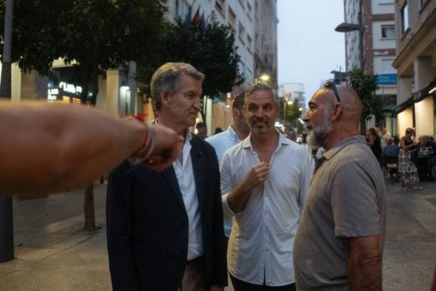 August 1, 2026, Ceuta, Spain: CEUTA, Spain Ã¢â‚¬ August 1, 2026: Popular Party leader and opposition leader Alberto NoÂºoÂ±ez FeijoÂ³o visits Ceuta following a migrant crisis in which tens of thousands of people entered the city. The visit comes amid ongoing political debate over migration and border management. Ceuta Spain - ZUMAq101 20260801_zna_q101_222 Copyright: xMarioxMoroÂ³Nx