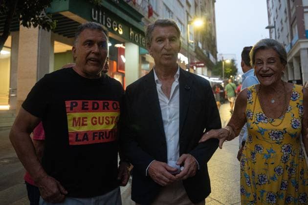 August 1, 2026, Ceuta, Spain: CEUTA, Spain Ã¢â‚¬ August 1, 2026: Popular Party leader and opposition leader Alberto NoÂºoÂ±ez FeijoÂ³o visits Ceuta following a migrant crisis in which tens of thousands of people entered the city. The visit comes amid ongoing political debate over migration and border management. Ceuta Spain - ZUMAq101 20260801_zna_q101_227 Copyright: xMarioxMoroÂ³Nx