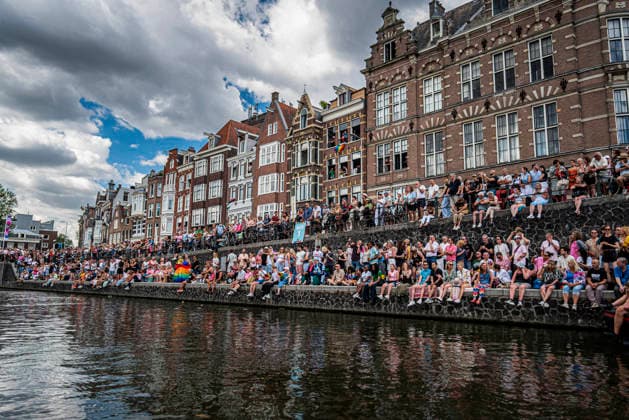 August 1, 2026, Amsterdam, North Holland, Netherlands: August 1, 2026, Amsterdam, the Netherlands. Hundreds of thousands of spectators joined the 30th edition of the Pride Canal Parade, the highlight of WorldPride Amsterdam 2026. This yearÃ¢â‚¬â ¢s parade also included the WorldPride Stadium grandstand, with seating for approximately 10,000 people to watch as floats pass. Amsterdam Netherlands - ZUMAp202 20260801_zip_p202_015 Copyright: xJamesxPetermeierx
