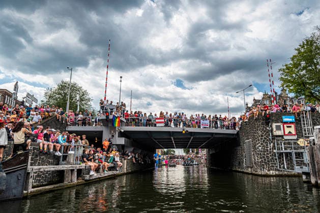 August 1, 2026, Amsterdam, North Holland, Netherlands: August 1, 2026, Amsterdam, the Netherlands. Hundreds of thousands of spectators joined the 30th edition of the Pride Canal Parade, the highlight of WorldPride Amsterdam 2026. This yearÃ¢â‚¬â ¢s parade also included the WorldPride Stadium grandstand, with seating for approximately 10,000 people to watch as floats pass. Amsterdam Netherlands - ZUMAp202 20260801_zip_p202_016 Copyright: xJamesxPetermeierx
