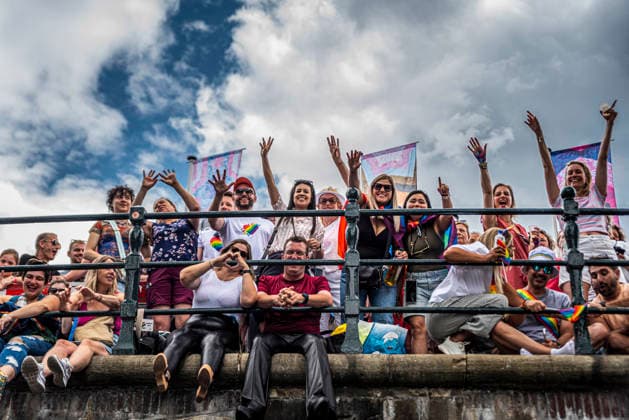 August 1, 2026, Amsterdam, North Holland, Netherlands: August 1, 2026, Amsterdam, the Netherlands. Hundreds of thousands of spectators joined the 30th edition of the Pride Canal Parade, the highlight of WorldPride Amsterdam 2026. This yearÃ¢â‚¬â ¢s parade also included the WorldPride Stadium grandstand, with seating for approximately 10,000 people to watch as floats pass. Amsterdam Netherlands - ZUMAp202 20260801_zip_p202_024 Copyright: xJamesxPetermeierx