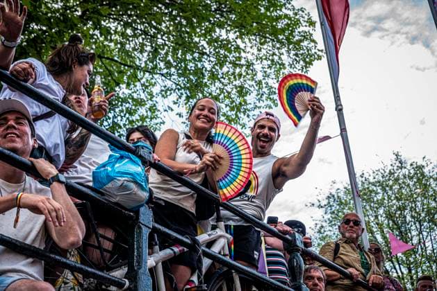 August 1, 2026, Amsterdam, North Holland, Netherlands: August 1, 2026, Amsterdam, the Netherlands. Hundreds of thousands of spectators joined the 30th edition of the Pride Canal Parade, the highlight of WorldPride Amsterdam 2026. This yearÃ¢â‚¬â ¢s parade also included the WorldPride Stadium grandstand, with seating for approximately 10,000 people to watch as floats pass. Amsterdam Netherlands - ZUMAp202 20260801_zip_p202_030 Copyright: xJamesxPetermeierx