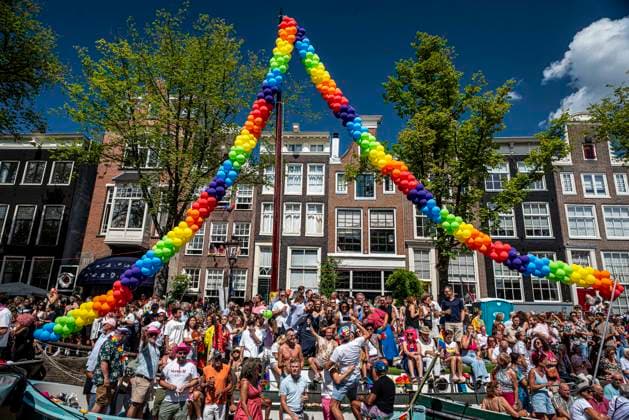 August 1, 2026, Amsterdam, North Holland, Netherlands: August 1, 2026, Amsterdam, the Netherlands. Hundreds of thousands of spectators joined the 30th edition of the Pride Canal Parade, the highlight of WorldPride Amsterdam 2026. This yearÃ¢â‚¬â ¢s parade also included the WorldPride Stadium grandstand, with seating for approximately 10,000 people to watch as floats pass. Amsterdam Netherlands - ZUMAp202 20260801_zip_p202_039 Copyright: xJamesxPetermeierx