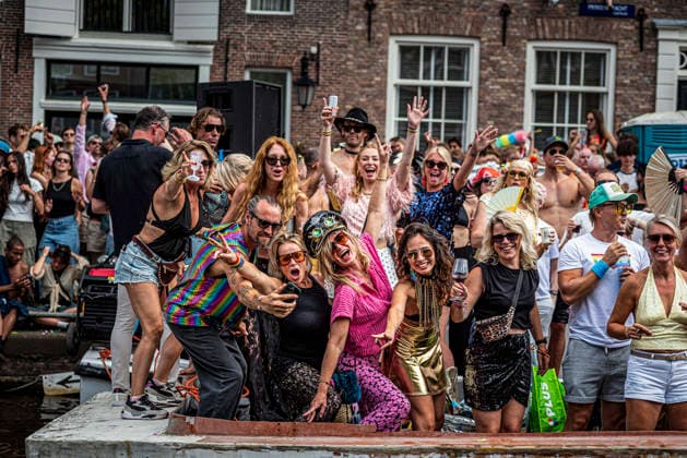 August 1, 2026, Amsterdam, North Holland, Netherlands: August 1, 2026, Amsterdam, the Netherlands. Hundreds of thousands of spectators joined the 30th edition of the Pride Canal Parade, the highlight of WorldPride Amsterdam 2026. This yearÃ¢â‚¬â ¢s parade also included the WorldPride Stadium grandstand, with seating for approximately 10,000 people to watch as floats pass. Amsterdam Netherlands - ZUMAp202 20260801_zip_p202_040 Copyright: xJamesxPetermeierx