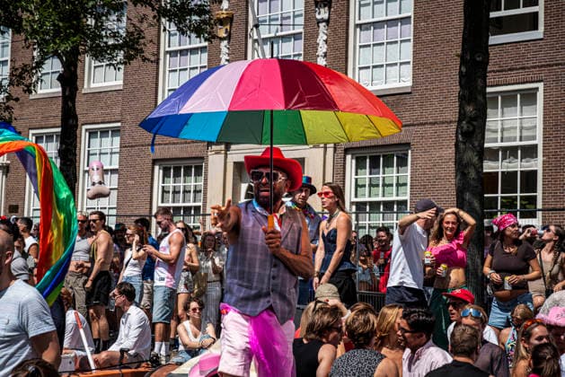 August 1, 2026, Amsterdam, North Holland, Netherlands: August 1, 2026, Amsterdam, the Netherlands. Hundreds of thousands of spectators joined the 30th edition of the Pride Canal Parade, the highlight of WorldPride Amsterdam 2026. This yearÃ¢â‚¬â ¢s parade also included the WorldPride Stadium grandstand, with seating for approximately 10,000 people to watch as floats pass. Amsterdam Netherlands - ZUMAp202 20260801_zip_p202_056 Copyright: xJamesxPetermeierx