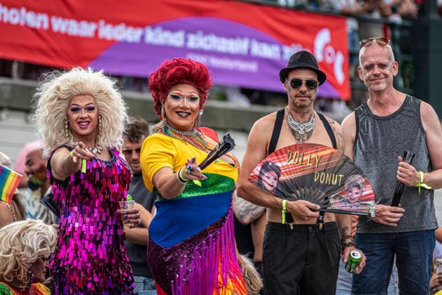 August 1, 2026, Amsterdam, North Holland, Netherlands: August 1, 2026, Amsterdam, the Netherlands. Hundreds of thousands of spectators joined the 30th edition of the Pride Canal Parade, the highlight of WorldPride Amsterdam 2026. This yearÃ¢â‚¬â ¢s parade also included the WorldPride Stadium grandstand, with seating for approximately 10,000 people to watch as floats pass. Amsterdam Netherlands - ZUMAp202 20260801_zip_p202_082 Copyright: xJamesxPetermeierx