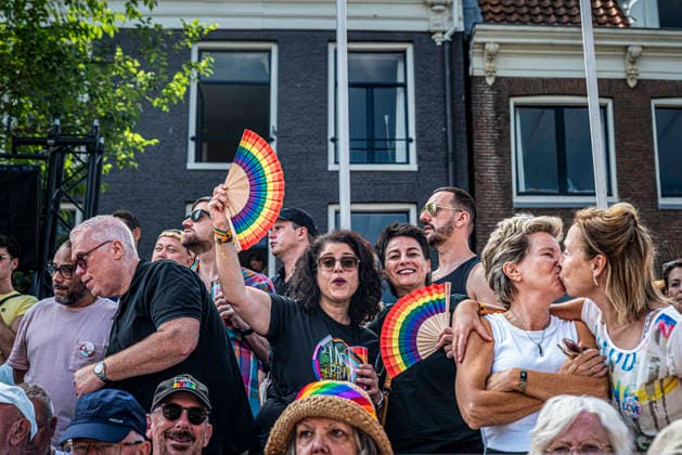 August 1, 2026, Amsterdam, North Holland, Netherlands: Floats pass through WorldPride Stadium during Amsterdam Pride s Canal Parade on August 1, 2026, in Amsterdam, the Netherlands. Hundreds of thousands of spectators joined the 30th edition of the Pride Canal Parade, the highlight of WorldPride Amsterdam 2026. This yearÃ¢â‚¬â ¢s parade also included the WorldPride Stadium grandstand, with seating for approximately 10,000 people to watch as floats pass. Amsterdam Netherlands - ZUMAp202 20260801_zip_p202_089 Copyright: xJamesxPetermeierx
