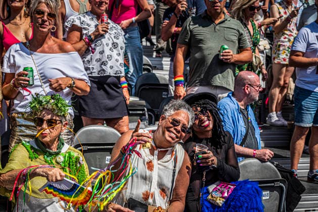 August 1, 2026, Amsterdam, North Holland, Netherlands: Floats pass through WorldPride Stadium during Amsterdam Pride s Canal Parade on August 1, 2026, in Amsterdam, the Netherlands. Hundreds of thousands of spectators joined the 30th edition of the Pride Canal Parade, the highlight of WorldPride Amsterdam 2026. This yearÃ¢â‚¬â ¢s parade also included the WorldPride Stadium grandstand, with seating for approximately 10,000 people to watch as floats pass. Amsterdam Netherlands - ZUMAp202 20260801_zip_p202_091 Copyright: xJamesxPetermeierx